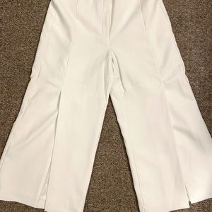 White House Black Market white capris